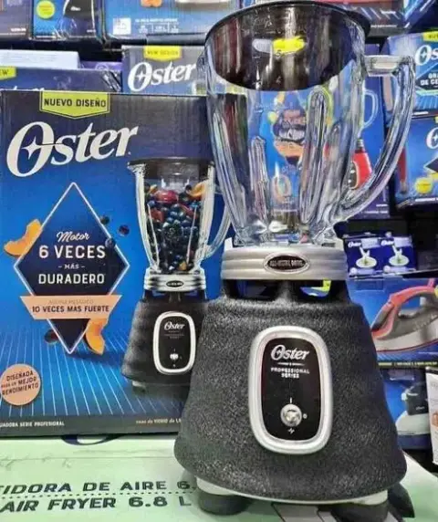 Licuadora Pro pica hielo 1200 W con vaso de vidrio