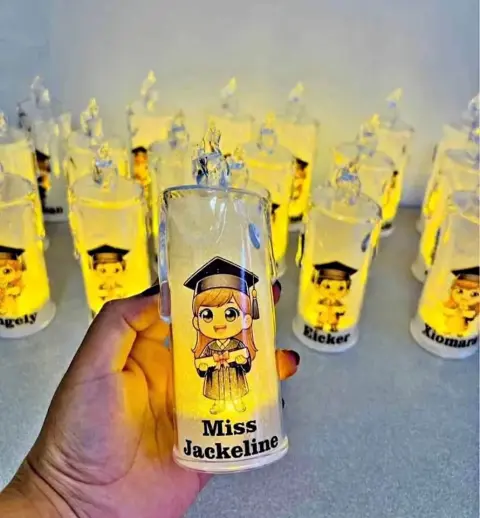 Velas personalizadas para promoción (graduación)