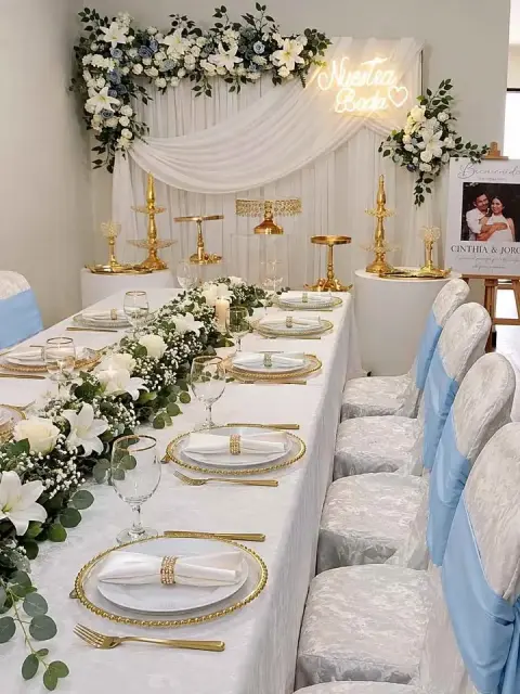 Decoración para boda civil petit (15, 20 y 30 personas)