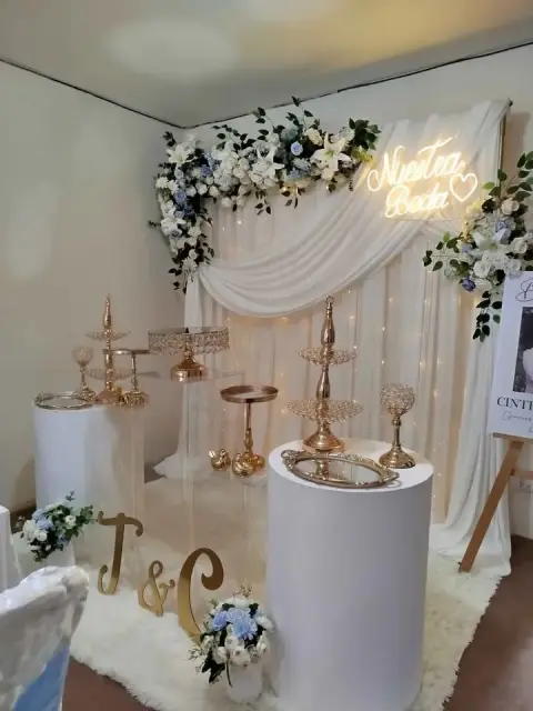 Decoración para boda civil petit (15, 20 y 30 personas)