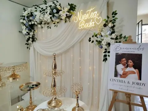 Decoración para boda civil petit (15, 20 y 30 personas)