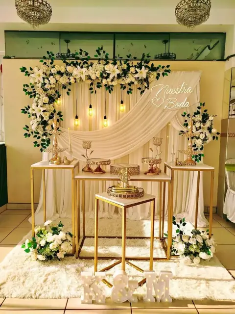 Decoración para boda civil