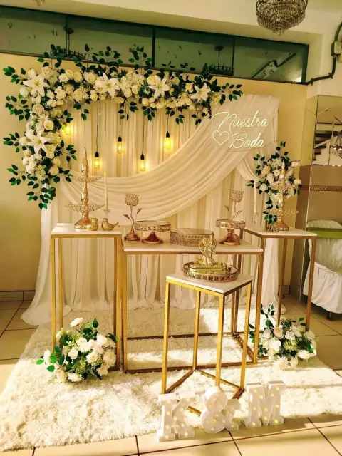 Decoración para boda civil