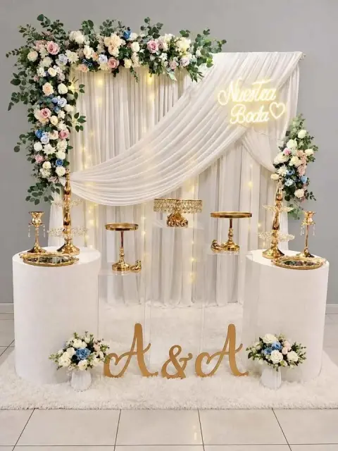 Decoración para boda civil