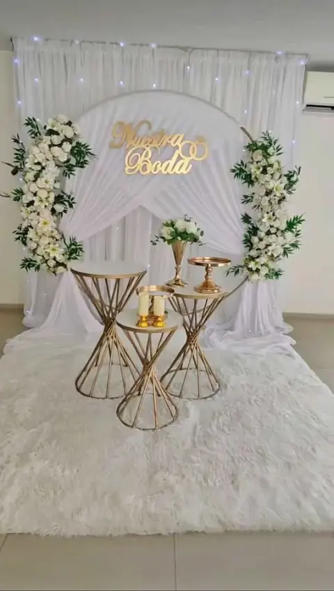 Decoración de boda civil