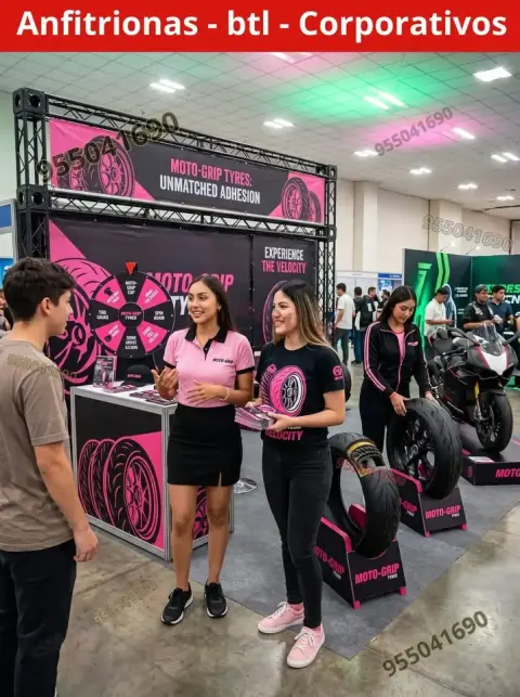 Anfitrionas, azafatas y degustadoras para ferias y eventos (S/ 150 por 2 horas)