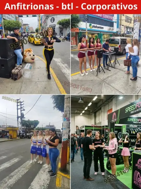 Anfitrionas, azafatas y degustadoras para ferias y eventos (S/ 150 por 2 horas)