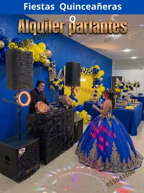 Decoración de 15 años en casa o salón — todos los colores (desde S/ 120)