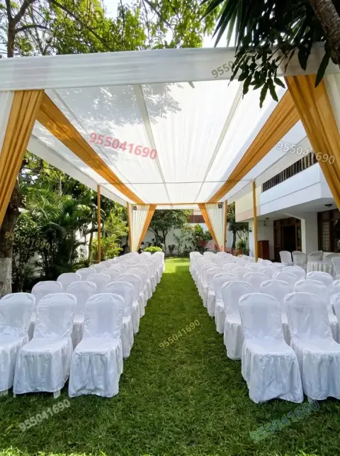 Paquete completo para eventos corporativos: sillas, mesas y sonido (a consultar)
