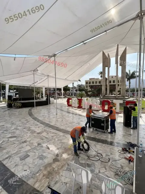 Paquete completo para eventos corporativos: sillas, mesas y sonido (a consultar)