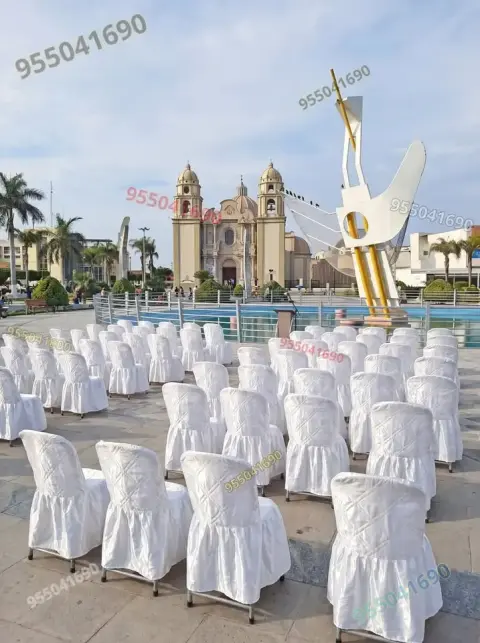 Alquiler de sillas, mesas y mantelería para eventos (desde S/ 2 por silla)