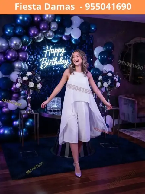 Paquete de decoración de cumpleaños de señorita — S/ 200 con pago en 8 cuotas