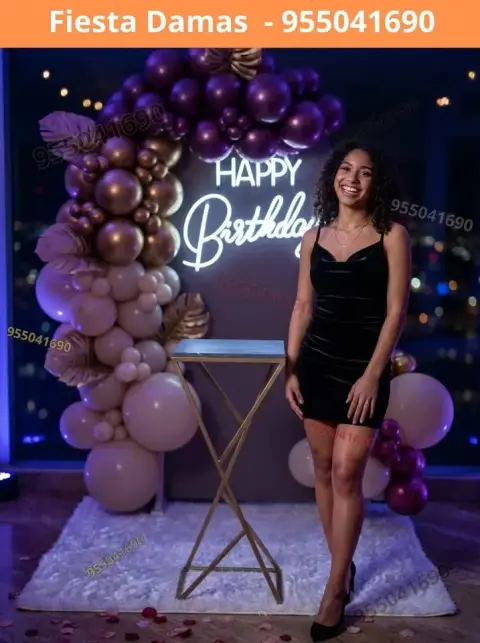 Paquete de decoración de cumpleaños de señorita — S/ 200 con pago en 8 cuotas