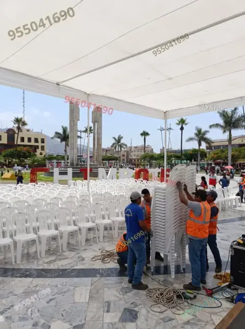 Alquiler de sillas, mesas y mantelería para eventos (desde S/ 2 por silla)