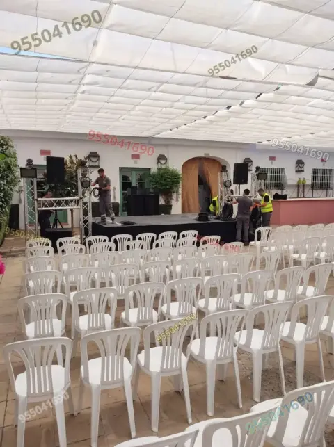 Alquiler de sillas, mesas y mantelería para eventos (desde S/ 2 por silla)