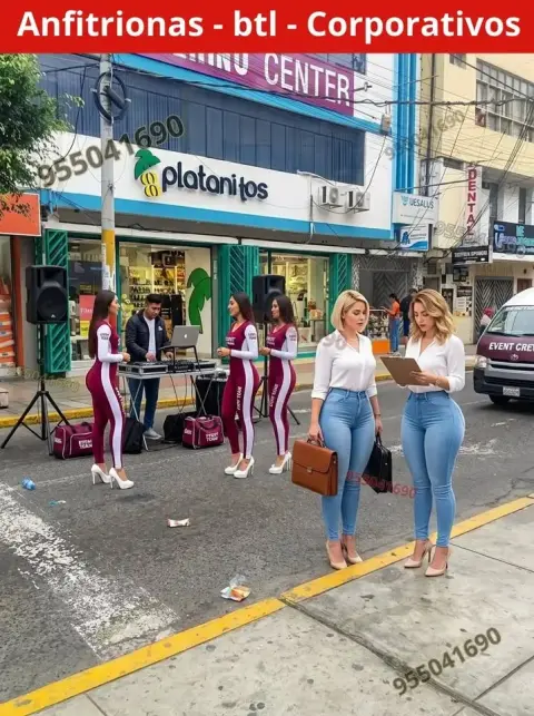 Anfitrionas, azafatas y degustadoras para ferias y eventos (S/ 150 por 2 horas)
