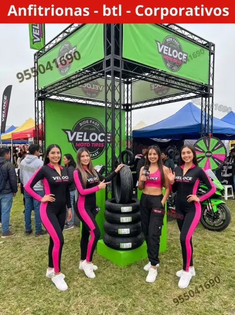 Anfitrionas, azafatas y degustadoras para ferias y eventos (S/ 150 por 2 horas)