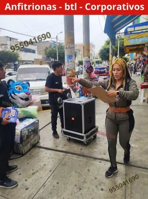 Anfitrionas, azafatas y degustadoras para ferias y eventos (S/ 150 por 2 horas)