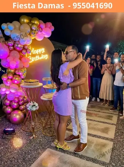 Paquete de decoración de cumpleaños de señorita — S/ 200 con pago en 8 cuotas