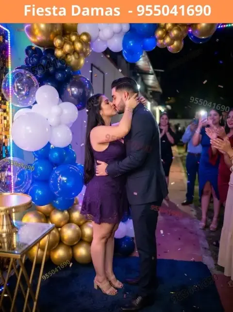 Paquete de decoración de cumpleaños de señorita — S/ 200 con pago en 8 cuotas
