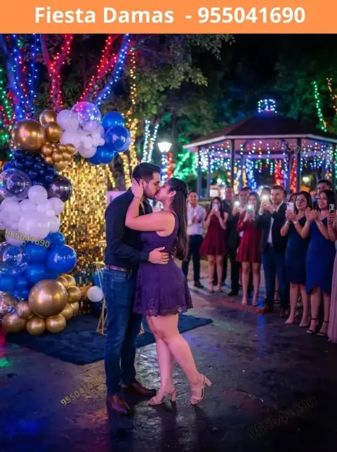 Paquete de decoración de cumpleaños de señorita — S/ 200 con pago en 8 cuotas