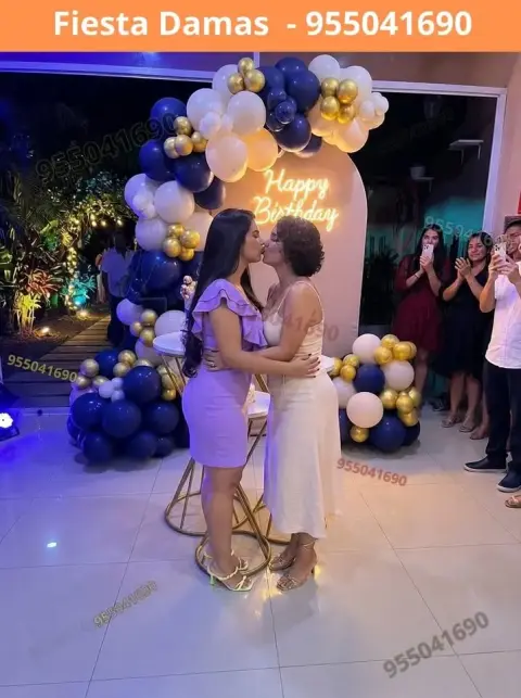 Paquete de decoración de cumpleaños de señorita — S/ 200 con pago en 8 cuotas