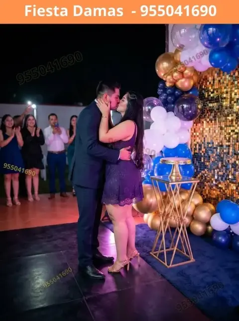 Paquete de decoración de cumpleaños de señorita — S/ 200 con pago en 8 cuotas