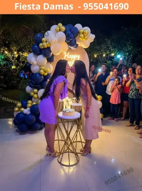 Paquete de decoración de cumpleaños de señorita — S/ 200 con pago en 8 cuotas