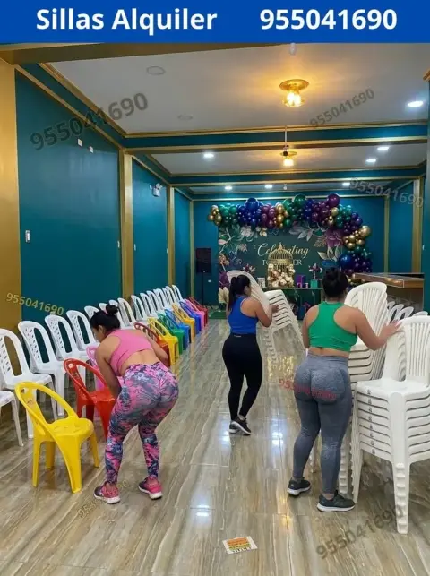 Alquiler de sillas, mesas y mantelería para eventos (desde S/ 2 por silla)
