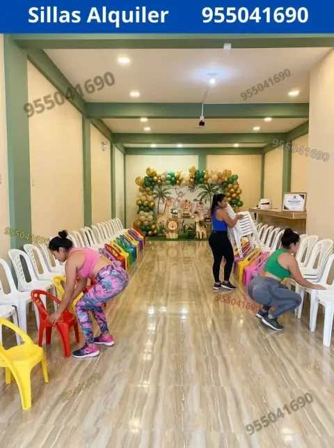 Alquiler de sillas, mesas y mantelería para eventos (desde S/ 2 por silla)