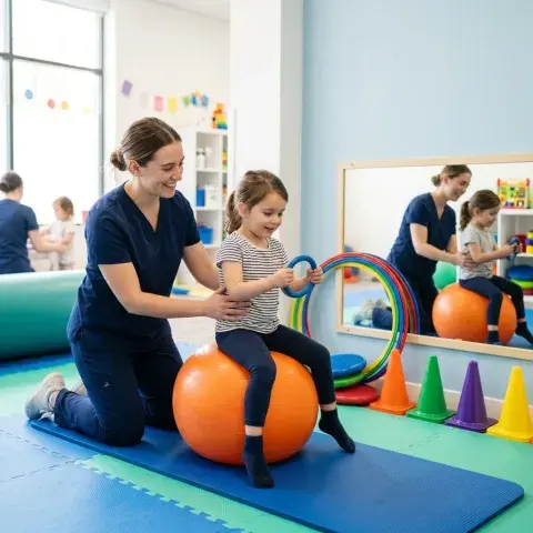 Sesión de fisioterapia