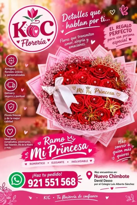 Ramo de rosas con chocolates y mensaje personalizado