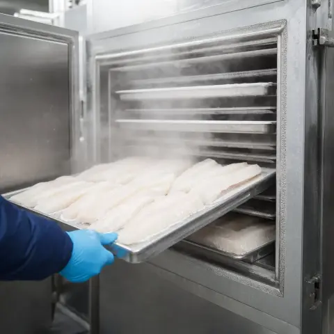 Congelamiento rápido de pescado por kilo