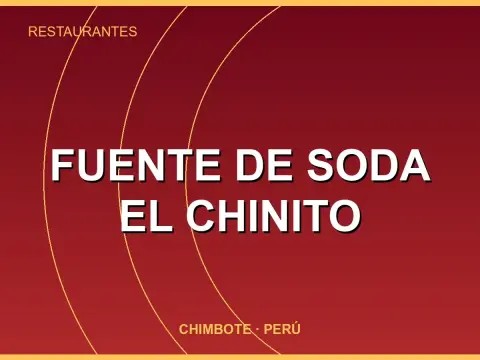 Fuente de soda EL CHINITO