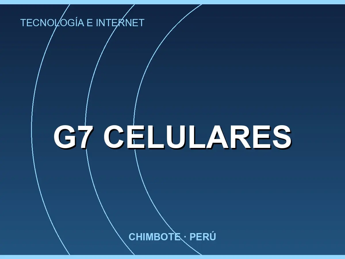 Abrir tarjeta de G7 celulares