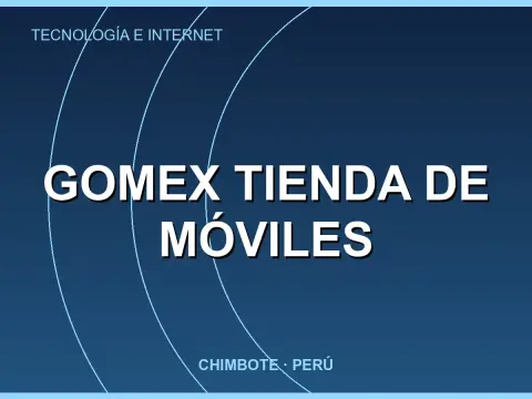 GOMEX Tienda de Móviles