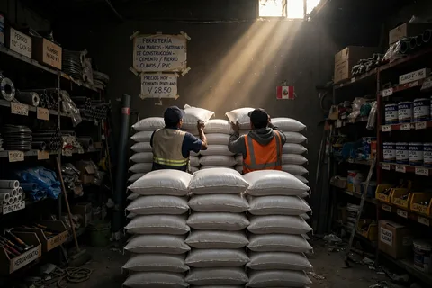 Costales de arena fina para contención del agua — stock en Chimbote