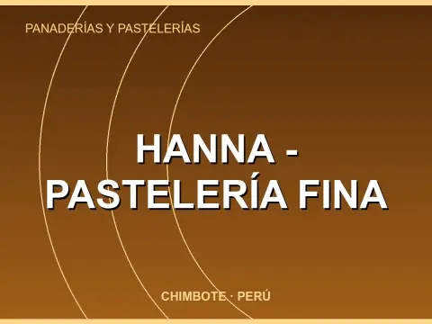 HANNA - Pastelería Fina