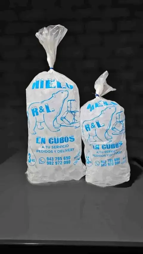 Bolsa de cubos de hielo de 1,5 kg — la medida justa para tu casa