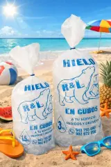 Hielo en cubos al por mayor para eventos, fiestas y polladas