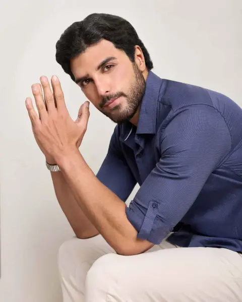 Camisa Hombre Abiel Azul Dutty