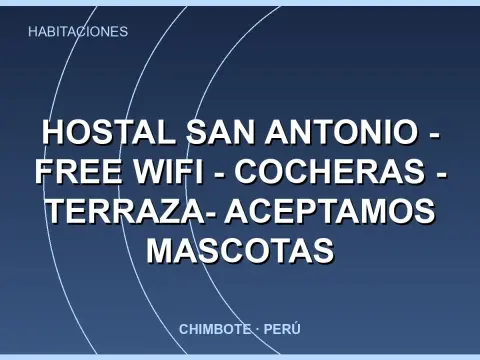 Hostal San Antonio - Free Wifi - Cocheras - Terraza- Aceptamos Mascotas