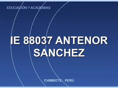 IE 88037 ANTENOR SANCHEZ