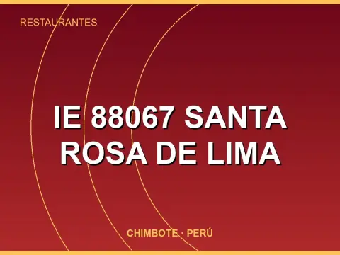 IE 88067 SANTA ROSA DE LIMA