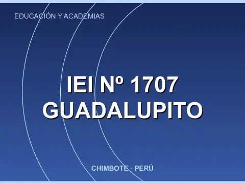 IEI Nº 1707 Guadalupito