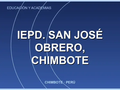 IEPD. San José Obrero, Chimbote
