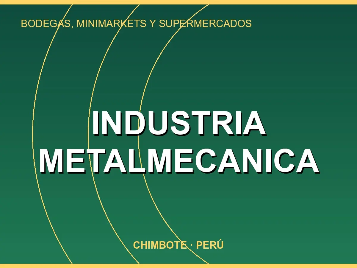 Abrir tarjeta de INDUSTRIA METALMECANICA