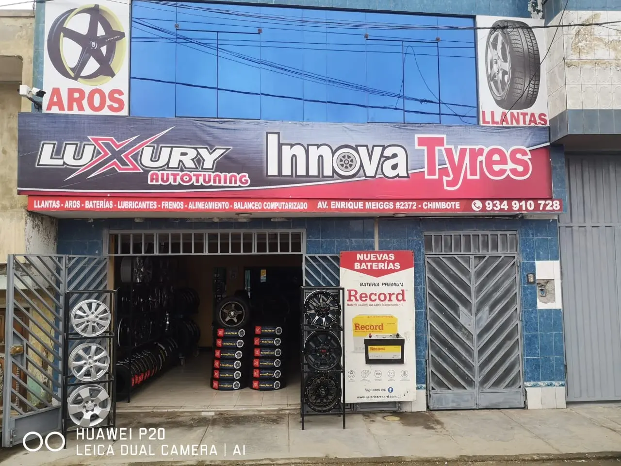 Abrir tarjeta de innova tyres (chimbote - llantas)