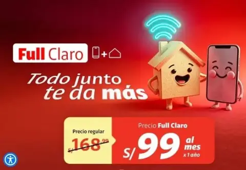 Full Claro Todo Junto: internet + móvil