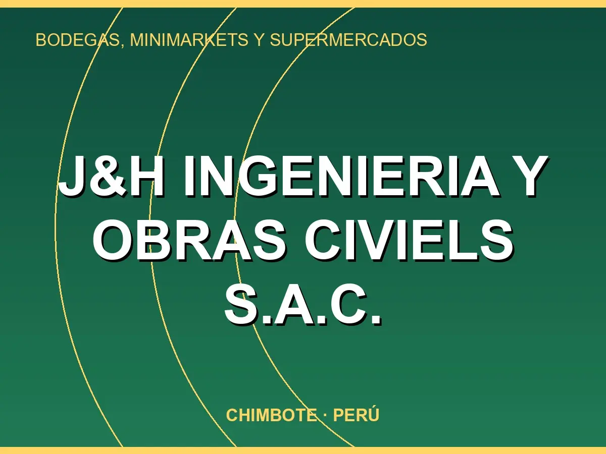 Abrir tarjeta de J&H Ingenieria y Obras Civiels S.A.C.